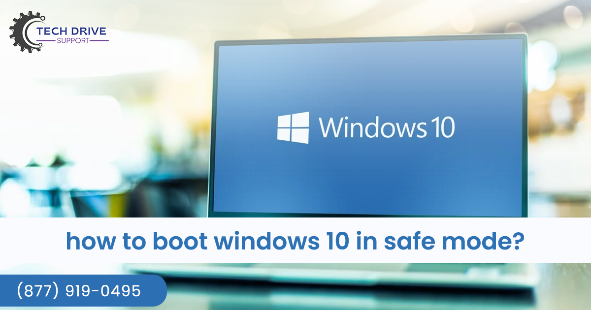 How to boot windows 10 in safe mode